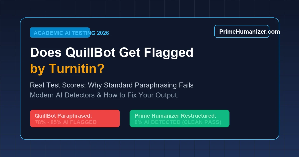 Does QuillBot Get Flagged by Turnitin in 2026? (Real Test Results)