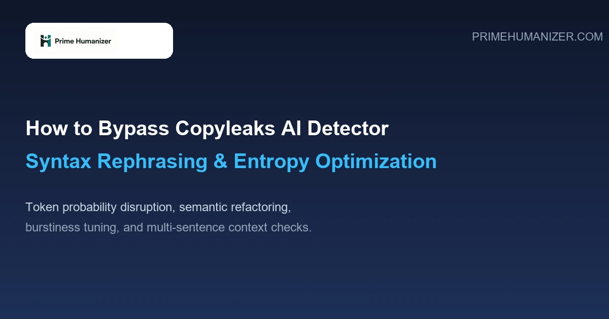 How to Bypass Copyleaks AI Detector Guide