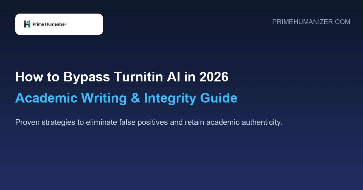 How to Bypass Turnitin AI Detection in 2026: Academic Writing & Integrity Guide