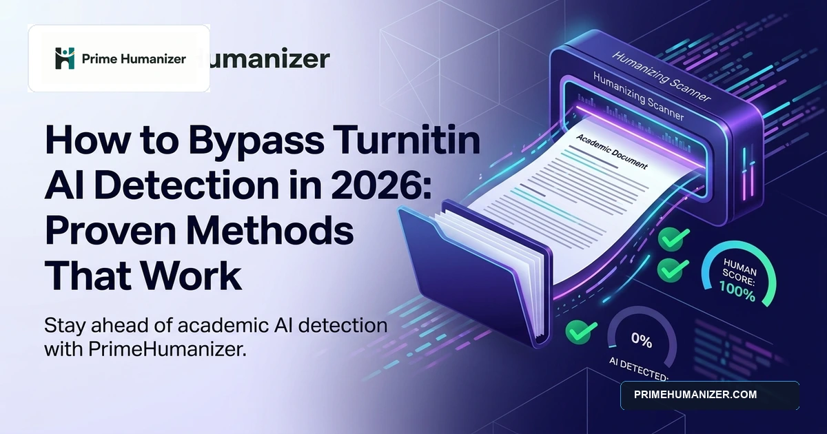 How to Bypass Turnitin AI Detection in 2026 - PrimeHumanizer
