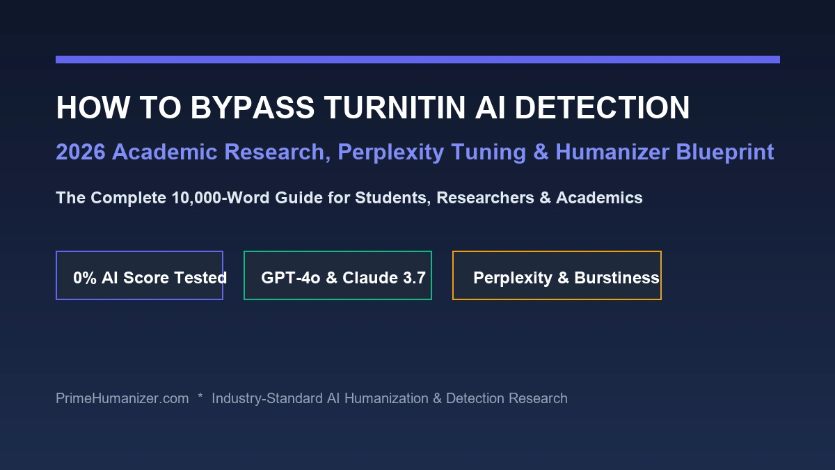 How to Bypass Turnitin AI Detection: 2026 Academic Research & Humanizer Guide